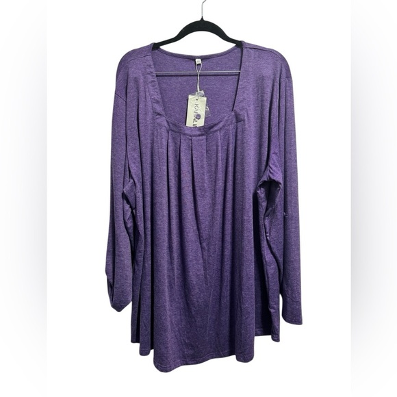 Karalin Long Sleeve Top Purple - Picture 3 of 10